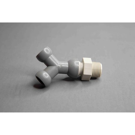 CEDARBERG Snap-Loc Systems ™ 1/4 System Male Hose to Male Pipe Thread Y 1/4 Bag of 25 8525-129A